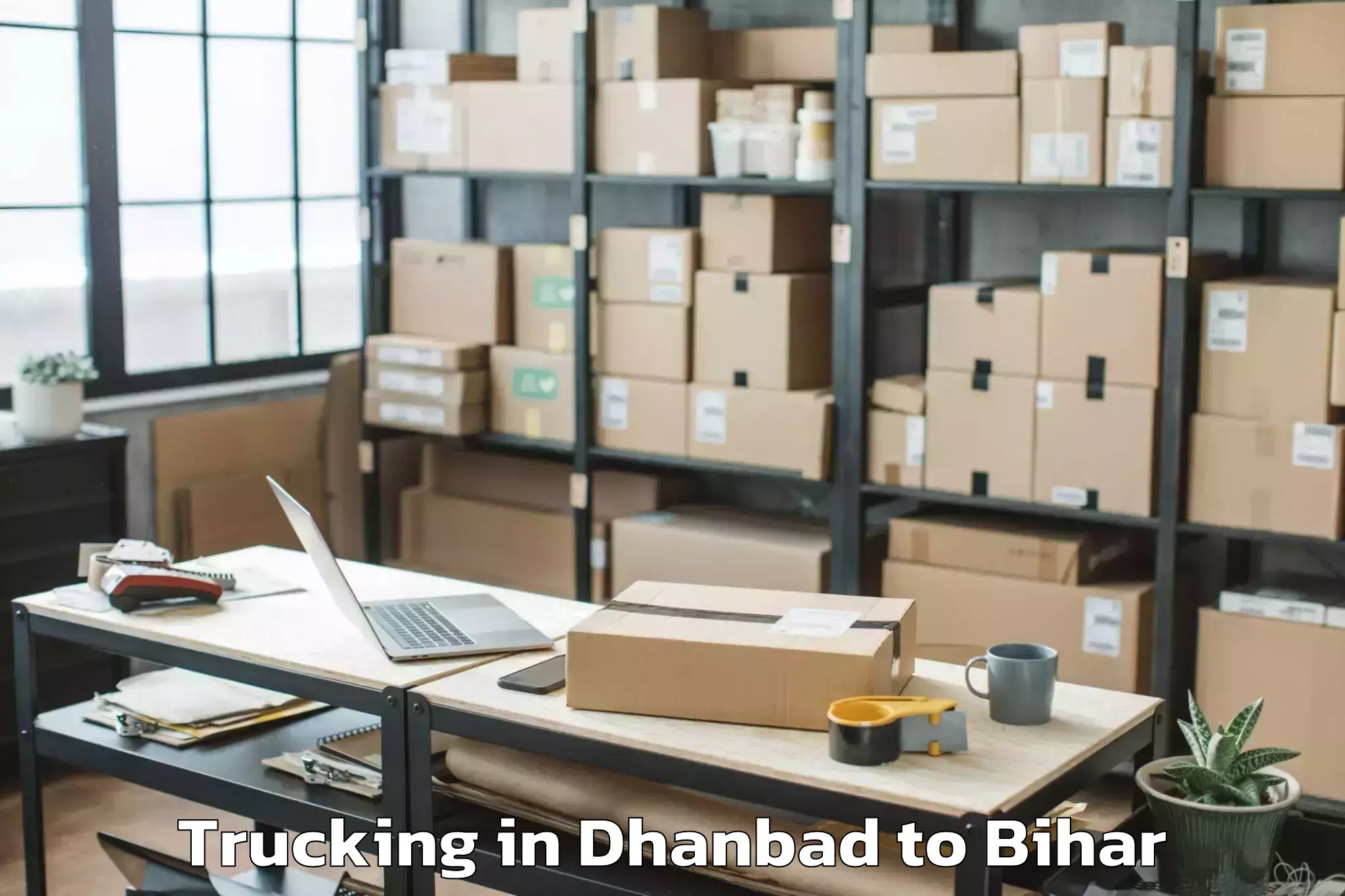 Affordable Dhanbad to Hathua Trucking